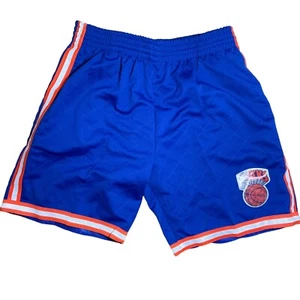 Mitchell & Ness 75th Anniversary New York Knicks 91-92 Shorts Men's XLarge - Picture 1 of 7