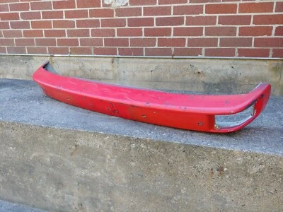 BONITO LIMPIO USADO ORIGINAL GENUINO PORSCHE 924 BARRA PARACHOQUES DELANTERO ROJO NLA 1 Foto 1 de 4