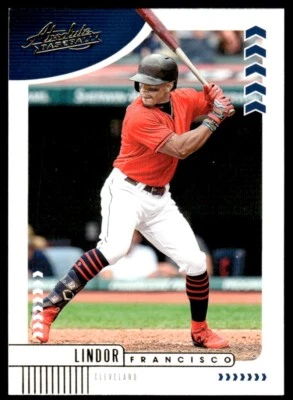 2020 Panini Absolute - Francisco Lindor Cleveland Indians #96 - Image 1 of 2