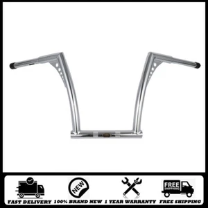 Steel 14" Chrome Hanger Handlebar Fit For Harley Dyna FXDLS 16-17 FXDB 06-17 - Bild 1 von 9