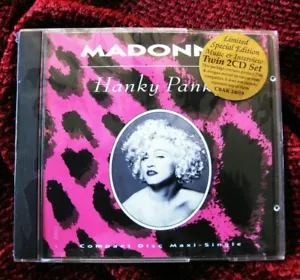 MADONNA SEALED SPECIAL HANKY PANKY TWIN 2 CD INTERVIEW PICTURE DISC PROMO HYPE - Picture 1 of 3