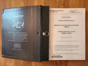 1989 Navair Manual Aircraft electric and electronic wiring 01-1A-505.19 to .29 - Picture 1 of 8