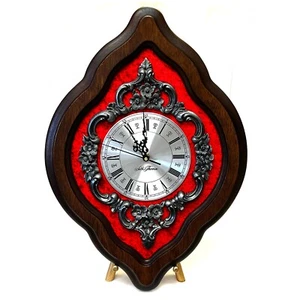 Vintage 1970s Seth Thomas Baroque Wall Clock with New Quartz Movement - Picture 1 of 4