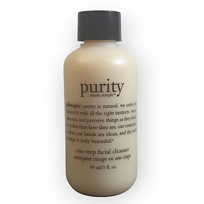 Philosophy Purity Made Simple одноэтапное очищающее средство для лица 3 унции НОВОЕ ЗАПЕЧАТАННОЕ - Изображение 1 из 4