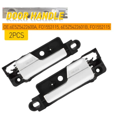 Manija de puerta trasera izquierda interior derecha para 06-12 Fusion Ford Lincoln MKZ Zephyr Foto 1 de 4