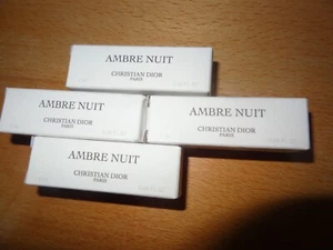 DIOR " Ambre Nuit " 4 x 2 ml EdP Spray Duftproben - Bild 1 von 3