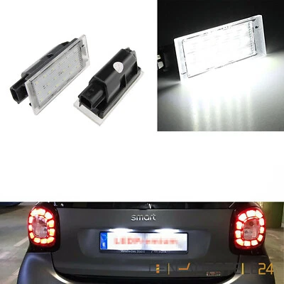 LED KENNZEICHENBELEUCHTUNG PASSEND FÜR SMART FORTWO 453 CABRIO COUPE SCHRÄGHECK - Bild 1 von 4