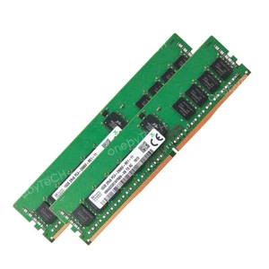 32GB 2x16GB PC4-21300 DDR4 2666MHz ECC RDIMM Dell Precision 5820 7820 7920 Tower - Picture 1 of 4