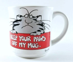 Sandra Boynton Kaffee Tee Becher Keep Your Paws Off My Mug Katze - Bild 1 von 9