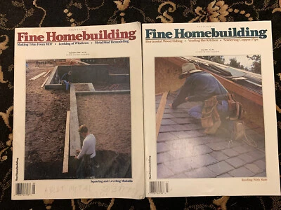 2 Taunton's Fine Homebuilding Magazines 96 & 97 August/Sept & June/July 1995 - Image 1 of 4