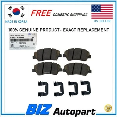 GENUINE ! FRONT BRAKE PAD KIT for 2013-2016 HYUNDAI ELANTRA GT # 58101-A5A00 - Изображение 1 из 4