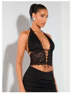 Lace Corset Top&Crop&Country Concert Outfit&Rave Festival Outfits&Summer Outfits - Picture 1 of 60