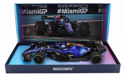 1/18 MINICHAMPS WILLIAMS F1 FW44 WILLIAMS ALEX ALBON MIAMI GP BOX SET LTD. 111 - Image 1 of 3