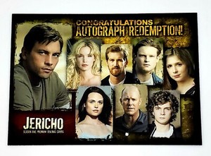 2007 Inkworks Jericho Season One AR1 Autograph Redemption "Expired"