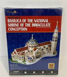 BASILICA OF THE NATIONAL SHRINE OF THE IMMACULATE CONCEPTION 3D PUZZLE 44 PIECES - Picture 1 of 4