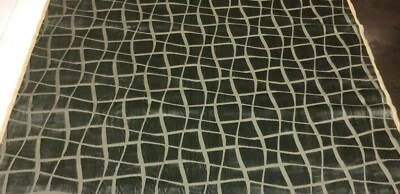 KRAVET 25329 SEDA REFLEJOS PELTRE GEO TERCIOPELO TELA TAPICERÍA POR YARDA 55"W Foto 1 de 4
