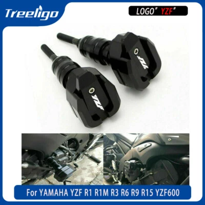 Engine Protector Sliders Crash Pads For YAMAHA YZF R1 R1M R3 R6 R9 R15 YZF600 Foto 1 de 4