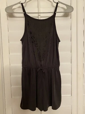 Mameluco MUDD Junior Niñas Talla 10 Gris Carbón Correas Ajustables Envío Gratis Foto 1 de 4