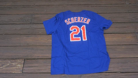New York Mets Max Scherzer Adult 2XL Nike T-shirt new with tags Cover