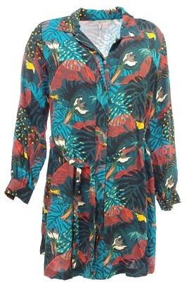 Vestito Camicetta Fluido Motivi Etnico Donna Pako Litto R2279 Glam px11 - Immagine 1 di 4