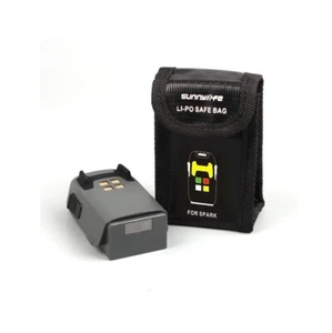 Bolsa de seguridad ignífuga Lipo 50x45x80mm para DJI Spark y baterías similares - Imagen 1 de 4
