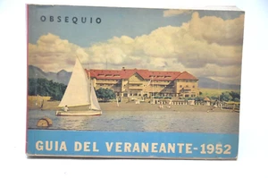 GUIA DEL VERANEANTE 1952 Fold-Out Maps Chile Annual Tourism - Imagen 1 de 5