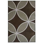 Tapis de sol de salon accent géométrique contemporain zone de confort tapis moderne