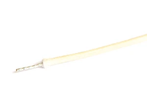 Vintage Cloth Single Conductor Wire for Guitar • White (1m) - Picture 1 of 1