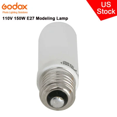 US GODOX 110V 150W E26 Studio Strobe Flash Modeling Lamp Light Bulb fr SK300/400 - Image 1 of 4