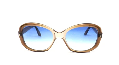 Vintage Femmes Lunettes de Soleil SFEROFLEX Plastique Âge 80 Made IN Italy, Bleu - Photo 1/4