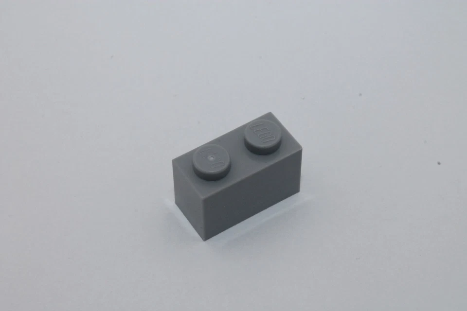 Lego 10x Basic Steine 1x2 bricks 3004 hellgrau light bluish gray - Bild 1 von 1