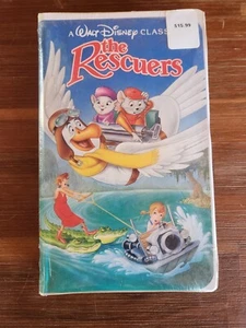 NEW Disney The Rescuers (VHS, 1992, Black Diamond Classic) *Factory-Sealed* - Picture 1 of 6
