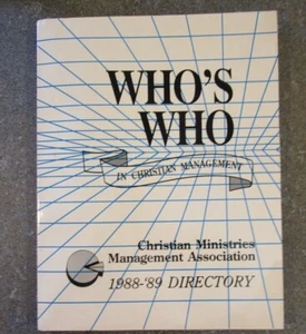 Vintage Who's Who in Christian Management 1988-89 Directory -Ministries Assn - Picture 1 of 2