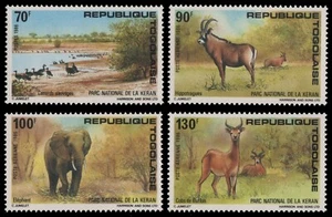 Togo 1986 - Mi-Nr. 1986-1989 ** - MNH - Animales salvajes / Animales salvajes - Imagen 1 de 1