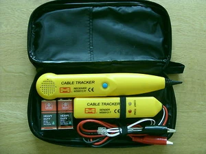 CABLE FINDER TONE GENERATOR AND PROBE TRACKER WIRE TRACER KIT NETWORK TESTER - Picture 1 of 1
