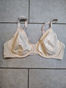 Bali Style 6563 minimizer Bra Size 40c beige/Nude Full Cover Support - Picture 1 of 8