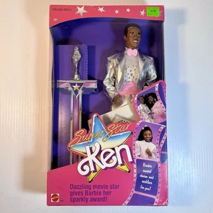 Barbie Superstar Ken Puppe African American Mattel 1550 Neu Open Box 1988 Vintage - Bild 1 von 14