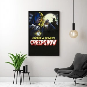 Creepshow 1982 Movie Poster, Classic Horror Vintage Wall Art Print UNFRAMED - Picture 1 of 8