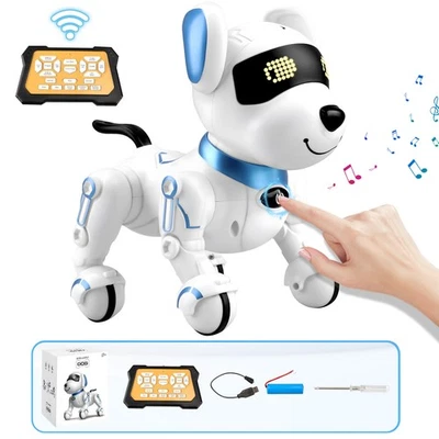 Remote Control Robot Dog Toy/Pet for Kids With Music Walking/Dancing/Interactive - Image 1 of 4
