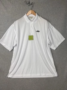 Cabot Vermont Golf Polo Shirt Men's XXL White Port Authority Bamboo Charcoal NWT - Picture 1 of 11