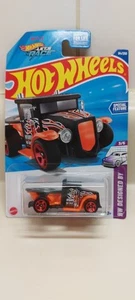 Hot Wheels Gotta Go HW Designed By Series Black/Orange Flames 84/250  - Picture 1 of 2