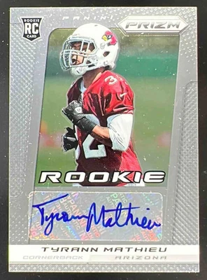 2013 Panini Prizm Autographs #296 Tyrann Mathieu RC Auto - Image 1 of 2