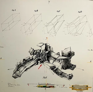 Vladimir Velickovic lithographie collage 1973 signée art abstrait abstract art - Picture 1 of 1