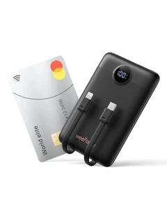 WeeFancy Power Bank 10000mAh 22,5W Caricatore Portatile Ricarica Rapida Mini Pow - Foto 1 di 8