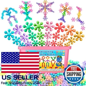 300ct Pastel Building Blocks - STEM Educational Toys for Kids 3+ - - Picture 1 of 7