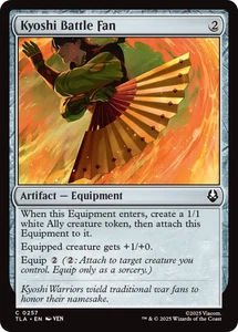 x4 Kyoshi Battle Fan C MTG Avatar: The Last Airbender M/NM, English - Picture 1 of 1