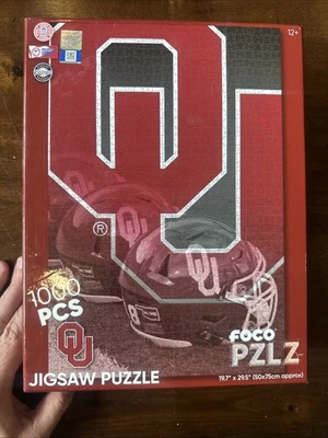 Rompecabezas Universidad de Oklahoma OU 1000 piezas Foco Pzlz Nuevo Foto 1 de 4
