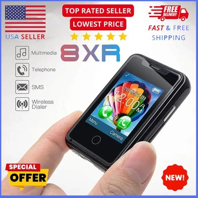 Unlocked Super Small 1.77" Touch Screen Mobile Cell Phones Mini MP3 Bluetooth US