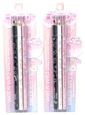 (2) Wet N Wild x Hello Kitty Eyeliner Pencil Set Sealed 50th Anniversary - Image 1 of 3