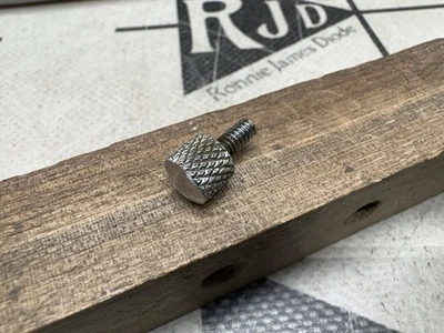 80’s Kahler 2300 2200 Fine Tuning Trem 6-32 Tuner Thumb Screw Domed Chrome - Image 1 of 2